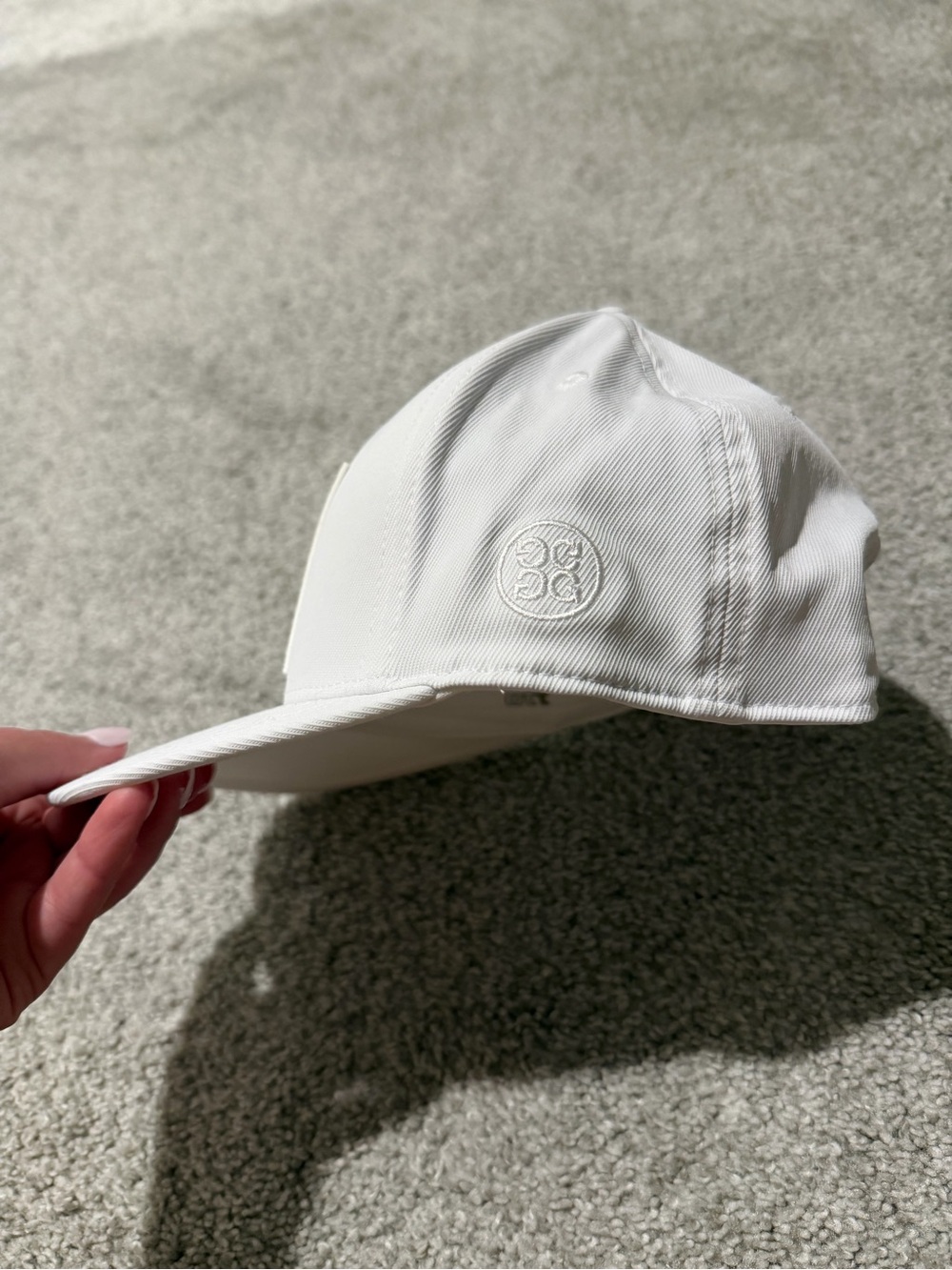 G/FORE No 1 Cares Patch Stretch Twill Snapback Golf Hat - Snow - Picture 3 of 7
